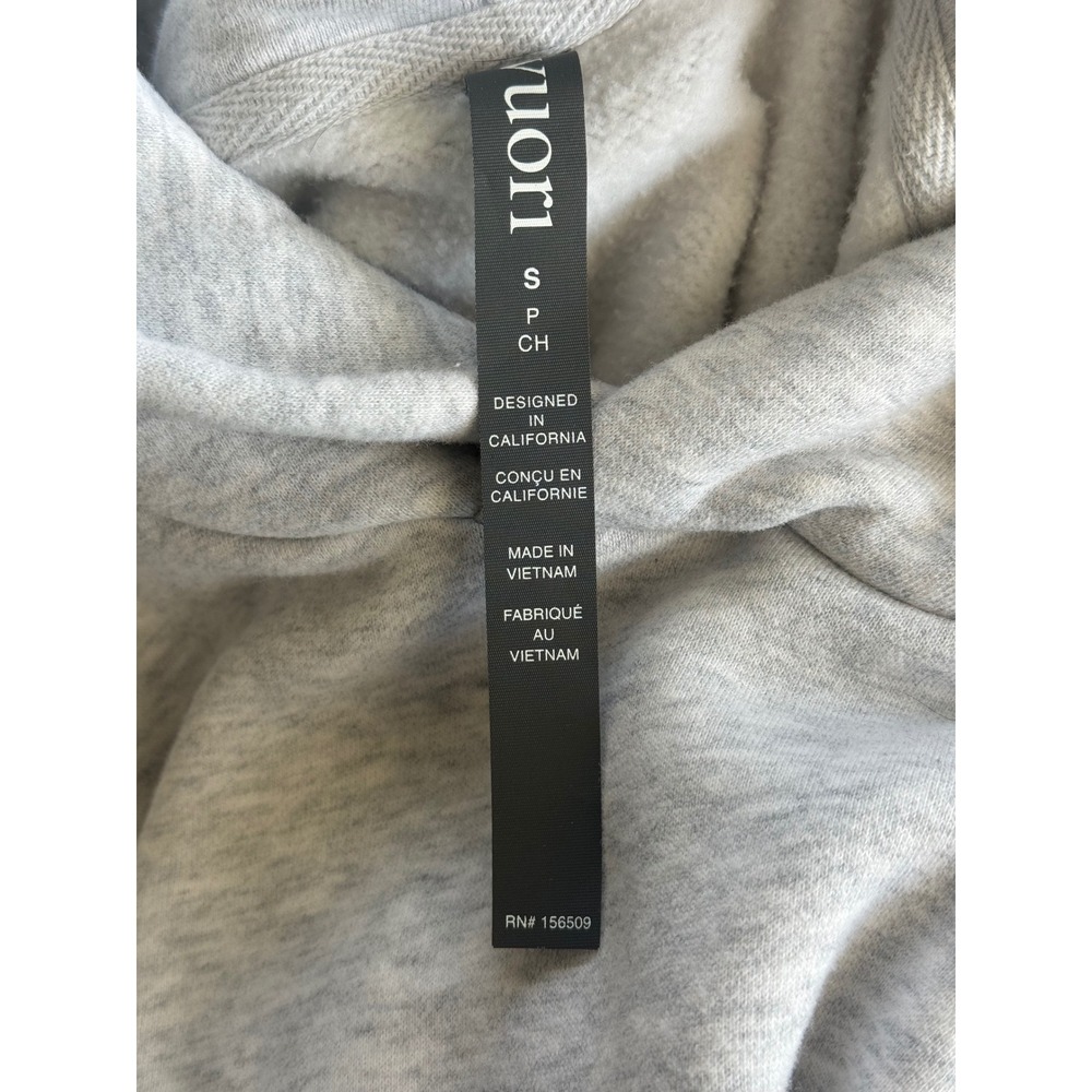 Vuori restore 2.0 crewneck pullover sweatshirt cleangirl pale gray Heather small - Picture 7 of 7